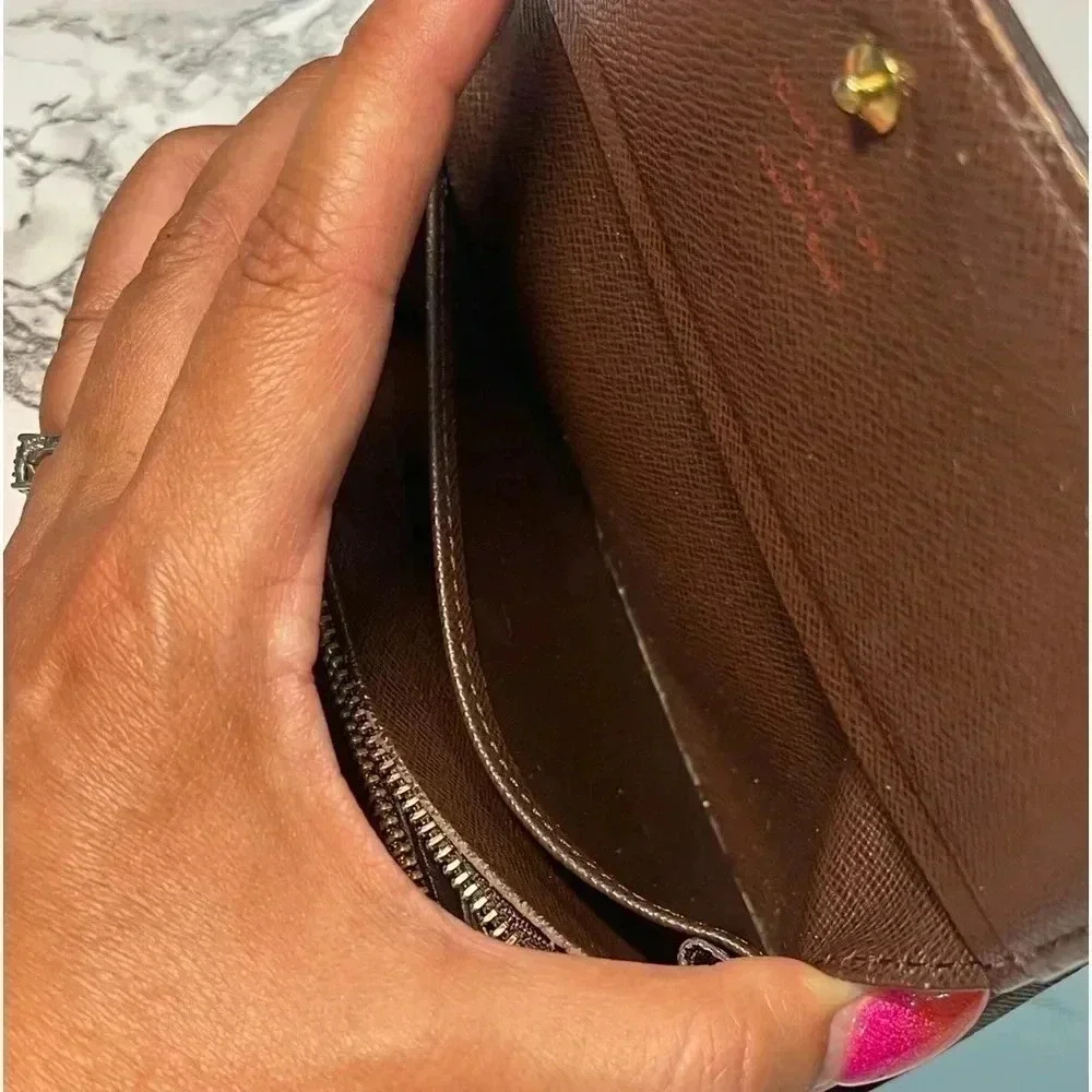 #191 Louis Vuitton Tresor Damier Ebene Bifold Wallet